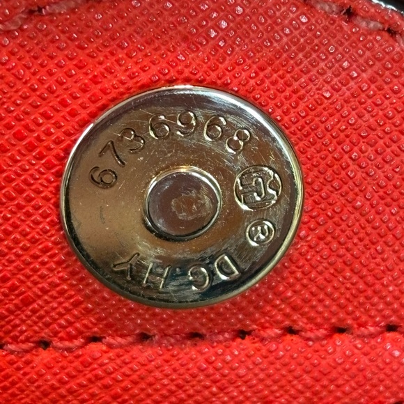 Michael Kors Hamilton Mandarin Red Satchel Bag - Picture 10 of 11